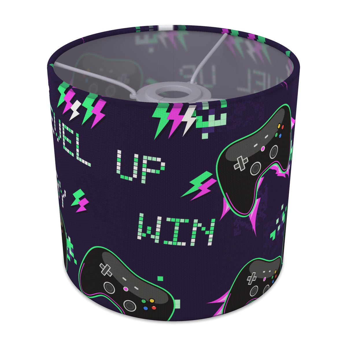 Neon Game On II lampshade - 20cm x 18.5cm Ceiling - main photo