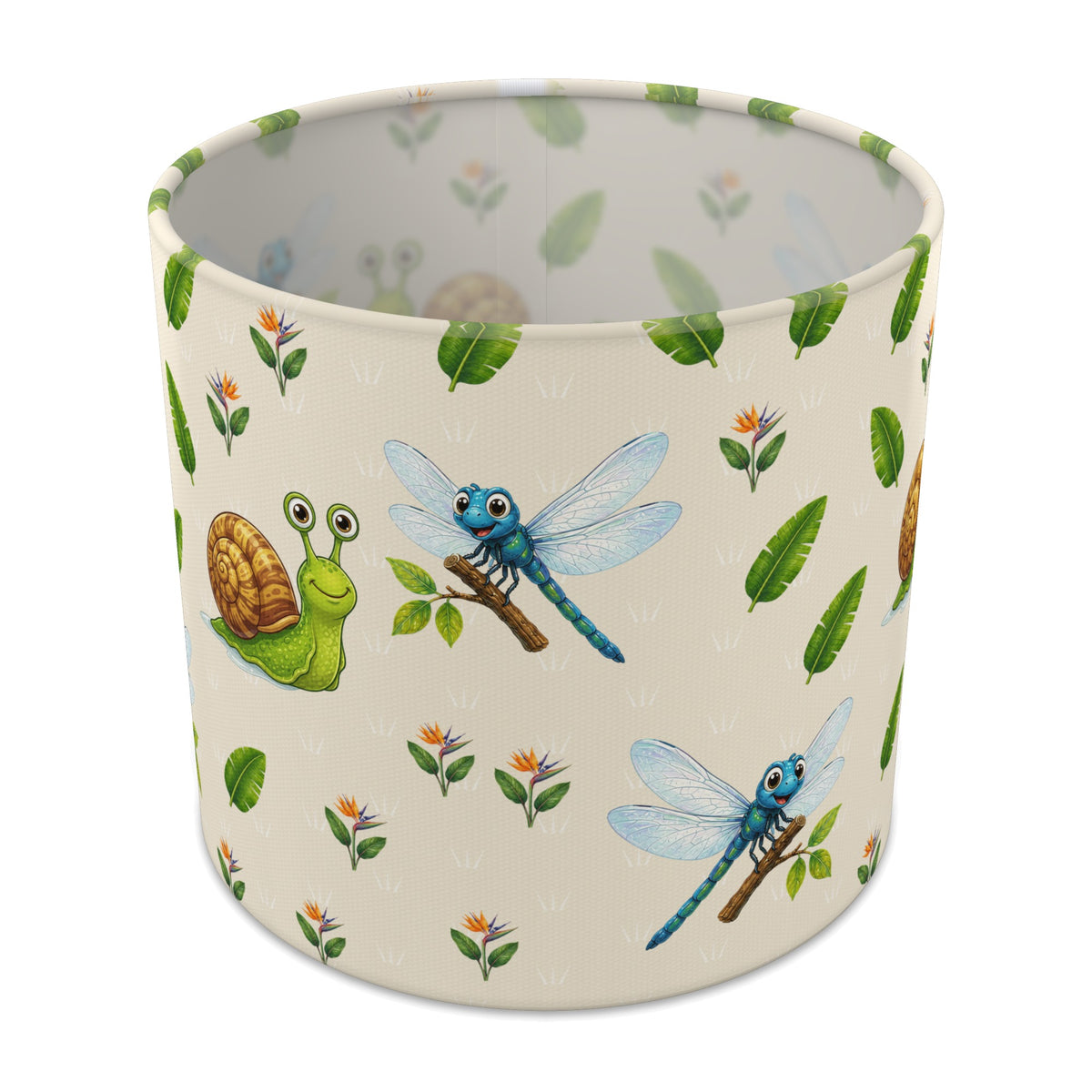Cream Bug Friends II lampshade - 20cm x 18.5cm Table