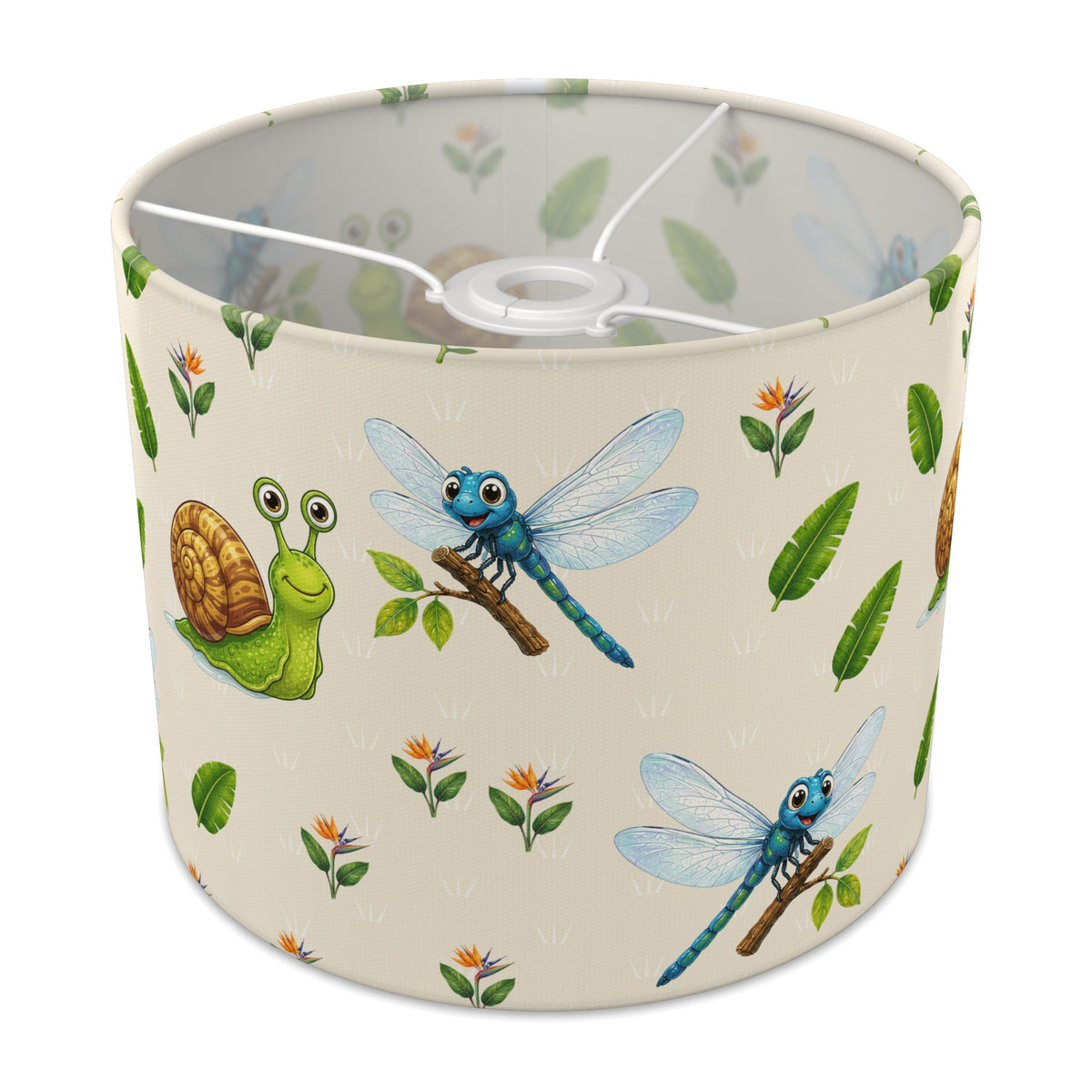 Cream Bug Friends II lampshade - 25cm x 20cm Ceiling