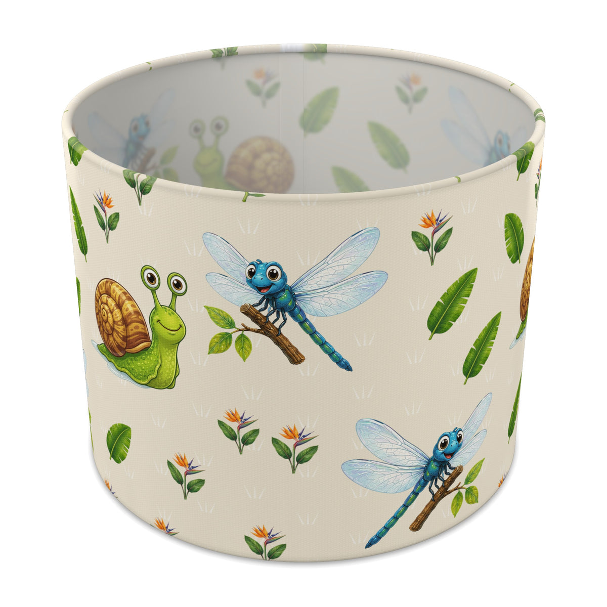 Cream Bug Friends II lampshade - 25cm x 20cm Table