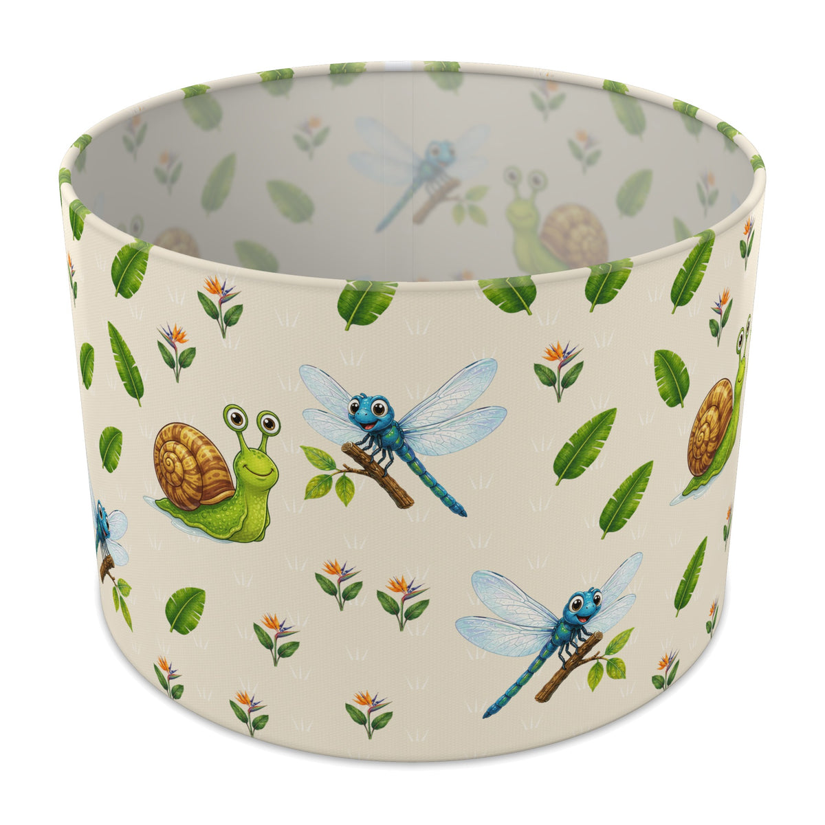 Cream Bug Friends II lampshade - 30cm x 21cm Table