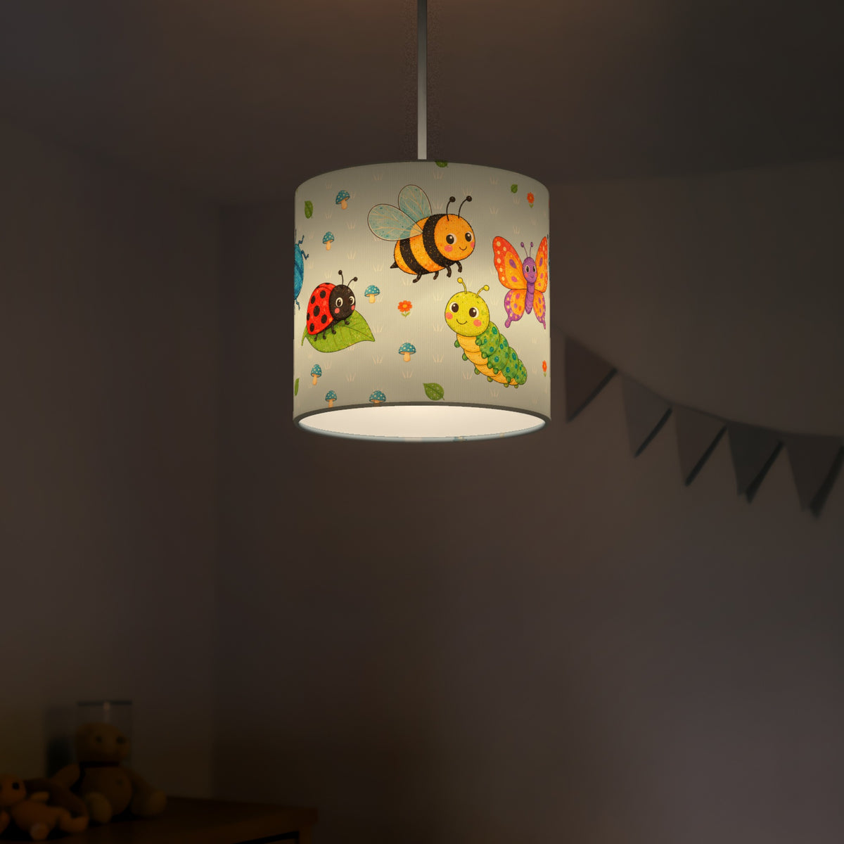 Sky Garden Bugs II lampshade - 20cm x 18.5cm Ceiling - photo 5