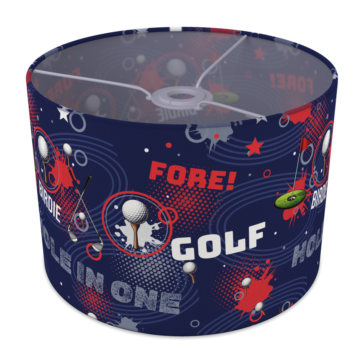 Navy Golf Pro II lampshade - 30cm x 21cm Ceiling