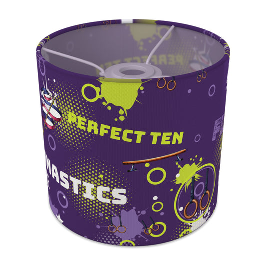 Purple Gymnastics Star II lampshade - 20cm x 18.5cm Ceiling - main photo