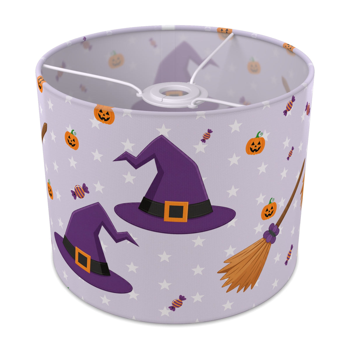 Lilac Halloween II lampshade - 25cm x 20cm Ceiling