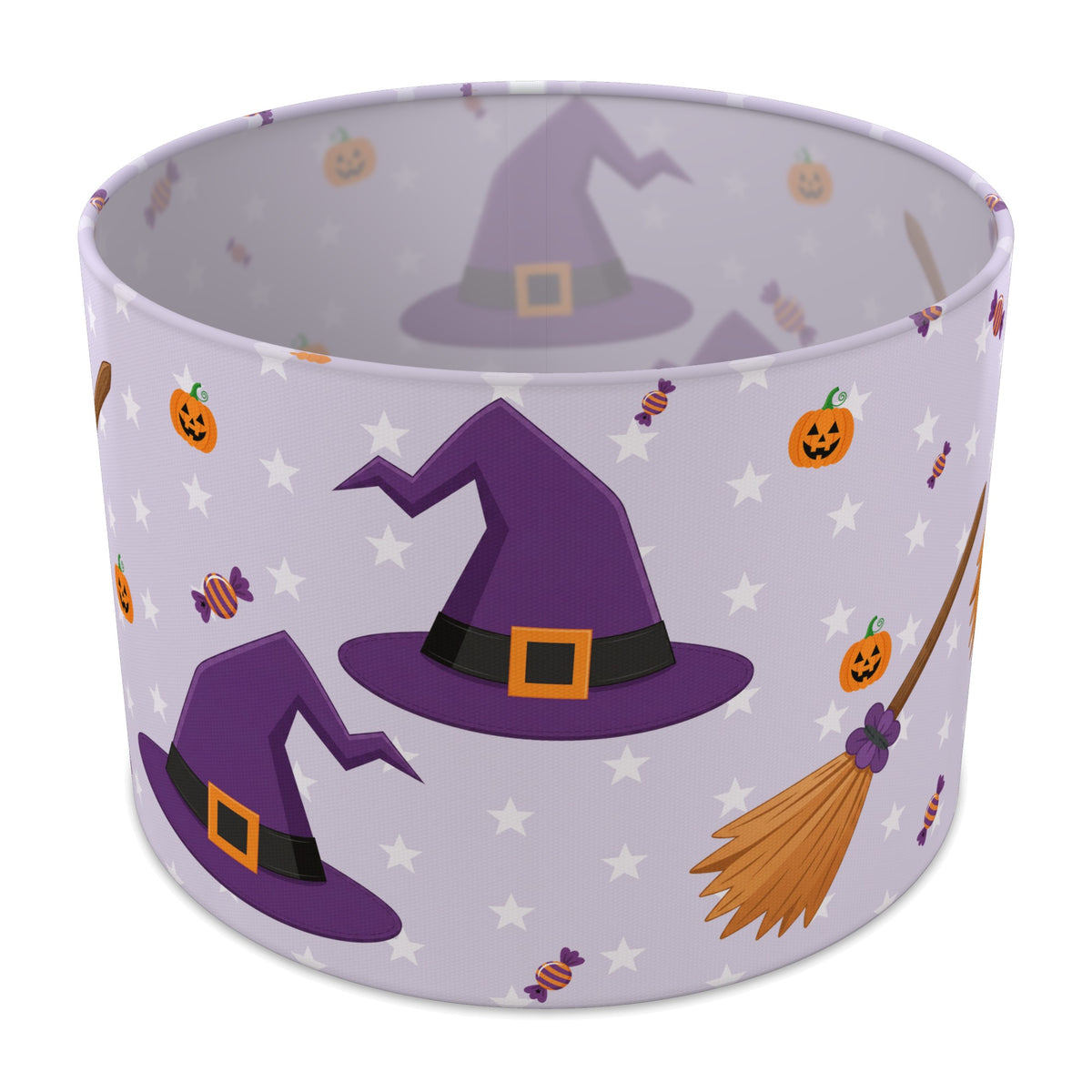 Lilac Halloween II lampshade - 30cm x 21cm Table