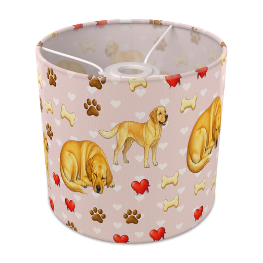 Blush Labrador Love II lampshade - 20cm x 18.5cm Ceiling - main photo