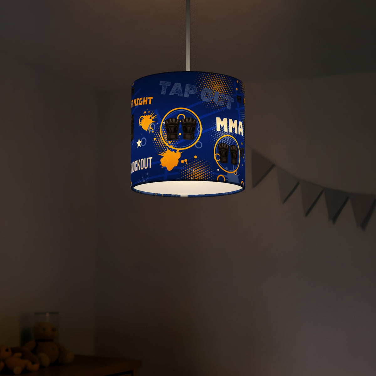 Royal Fight Night II lampshade - 20cm x 18.5cm Ceiling - photo 5