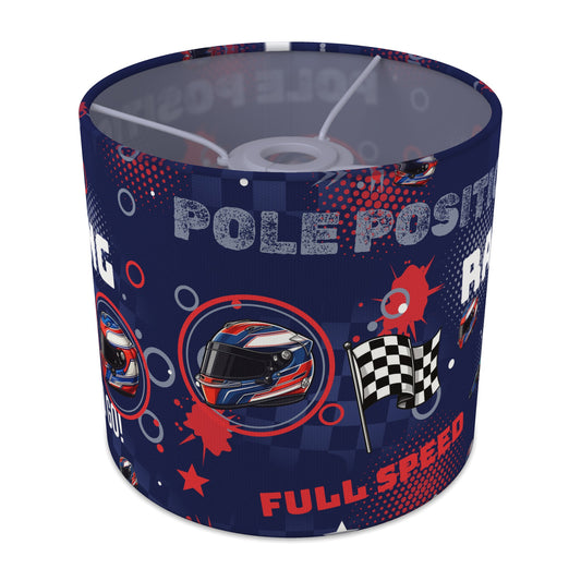 Navy Pole Position II lampshade - 20cm x 18.5cm Ceiling - main photo