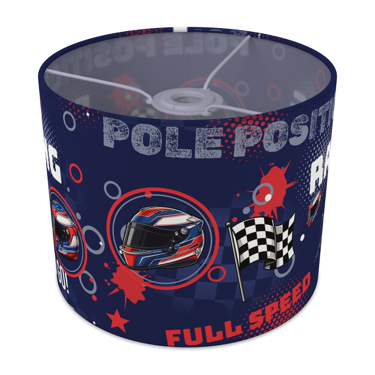 Navy Pole Position II lampshade - 25cm x 20cm Ceiling