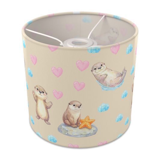 Sand Otter Friends II lampshade - 20cm x 18.5cm Ceiling - main photo