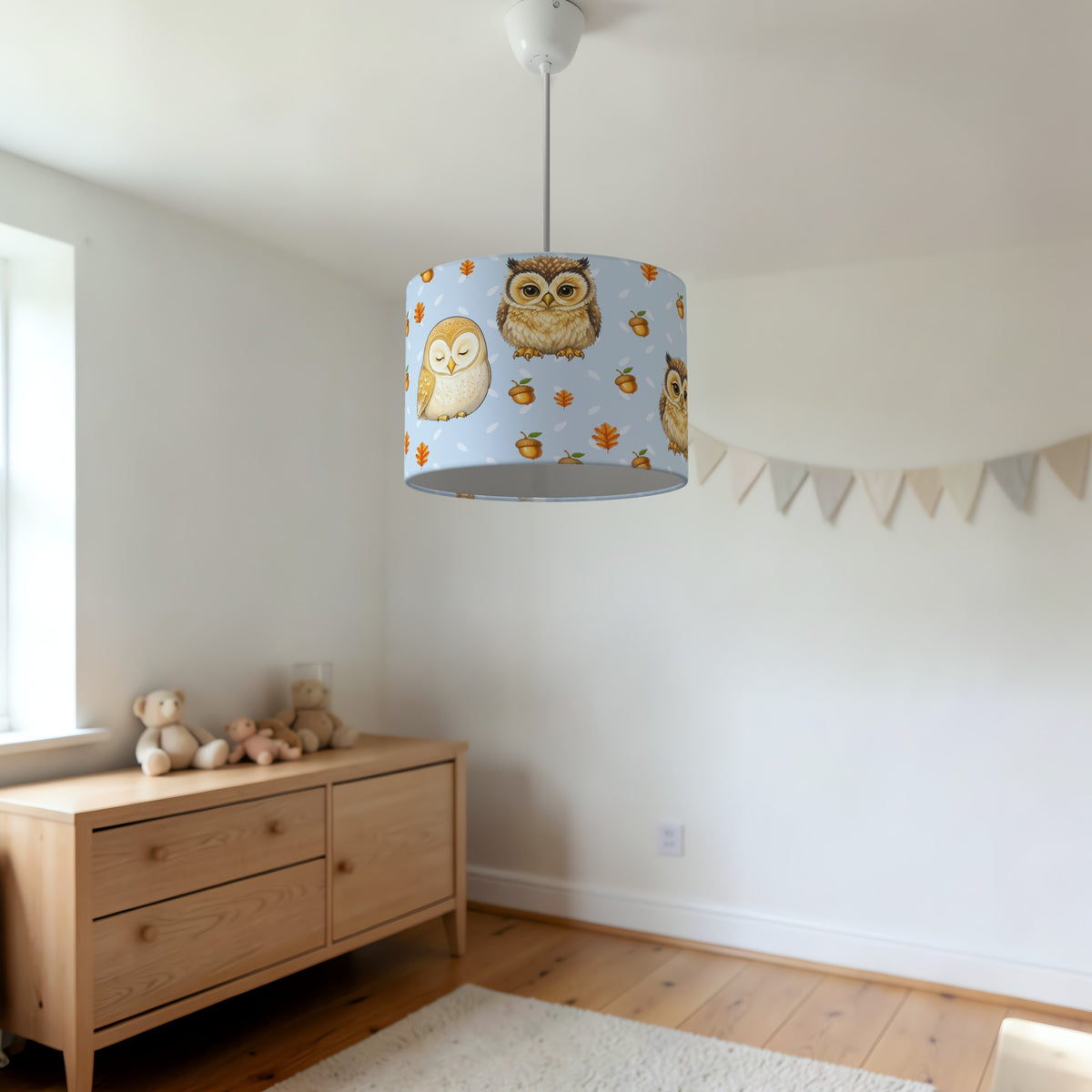 Sky Night Owls II lampshade - 20cm x 18.5cm Ceiling - photo 3