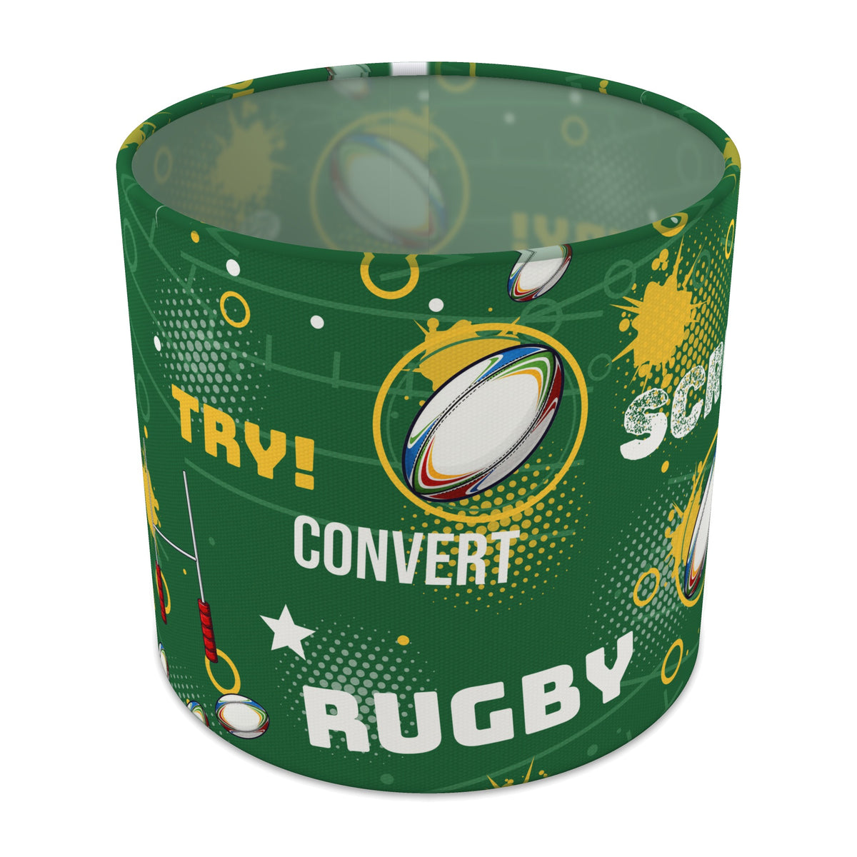 Pitch Rugby Crazy II lampshade - 20cm x 18.5cm Table