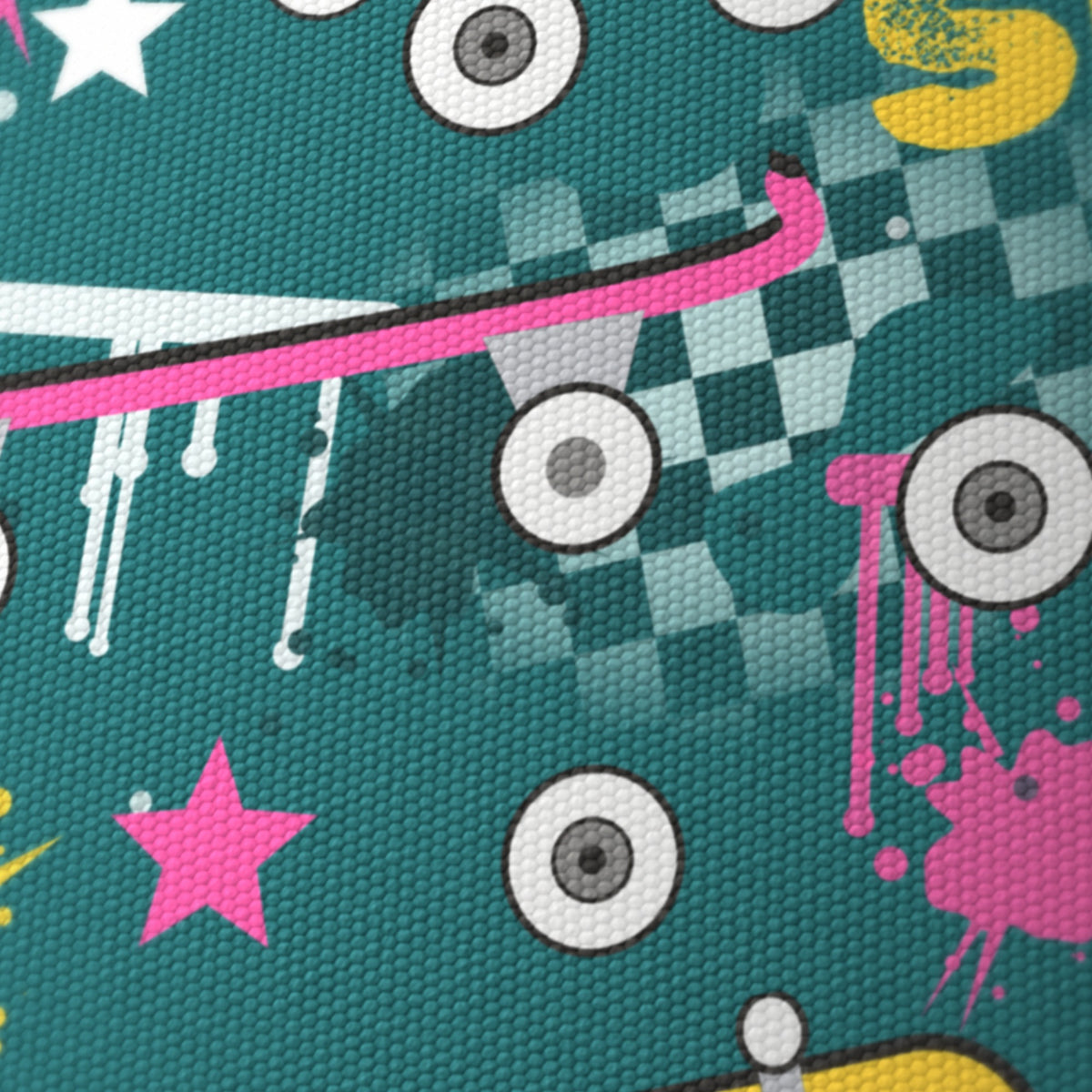 Teal Skate Park II lampshade - 20cm x 18.5cm Ceiling - photo 6
