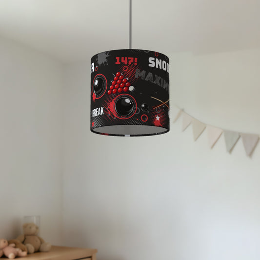Black Snooker Break II lampshade - 20cm x 18.5cm Ceiling - photo 2