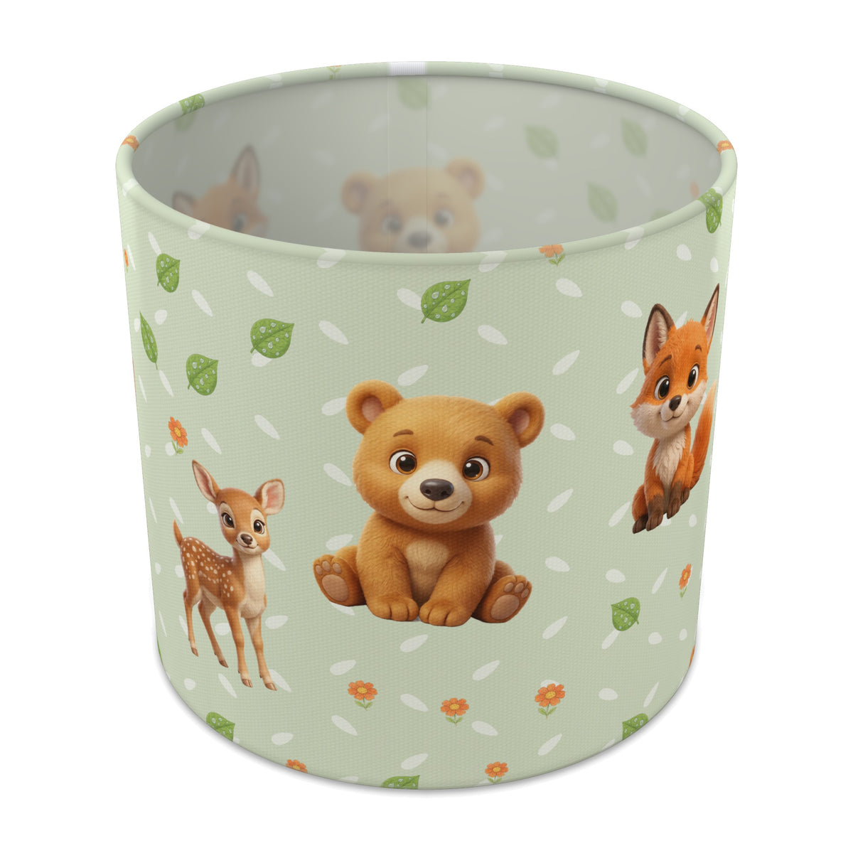 Sage Baby Woodland Friends II lampshade - 20cm x 18.5cm Table