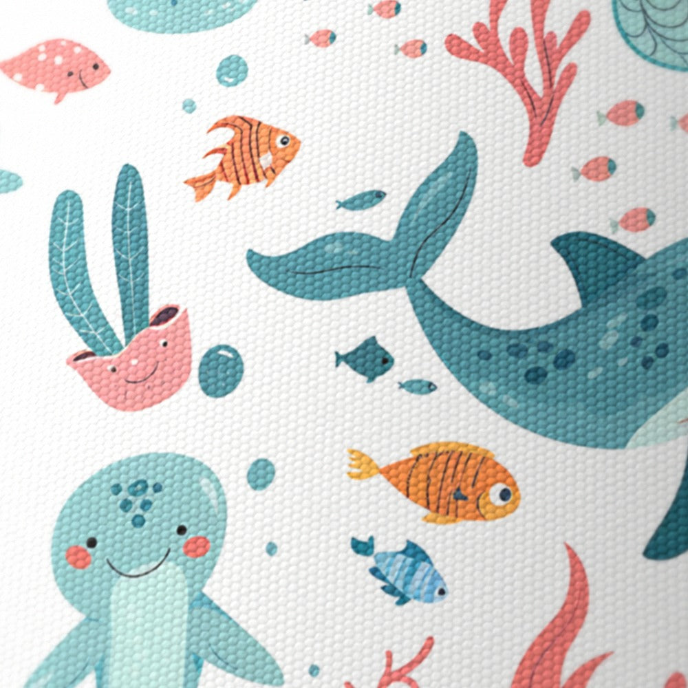 Mermaid Dolphin Seal lampshade