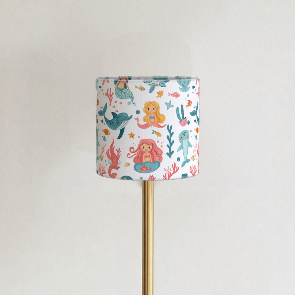 Mermaid Dolphin Seal lampshade