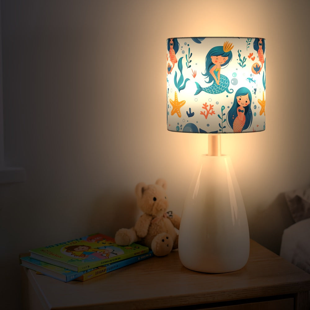 Mermaids and Starfish lampshade
