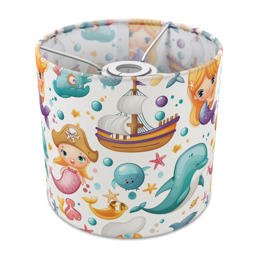 Mermaid and Dolphin Adventure lampshade - 20cm Ceiling