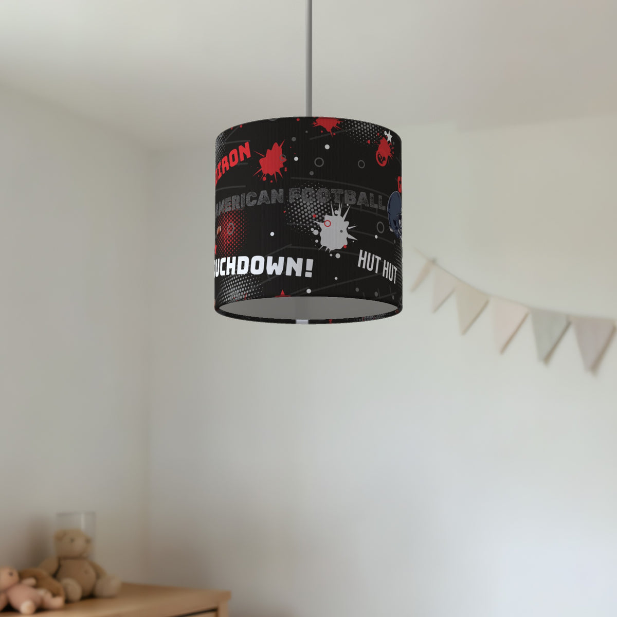 Black Touchdown II lampshade - 20cm x 18.5cm Ceiling - photo 2