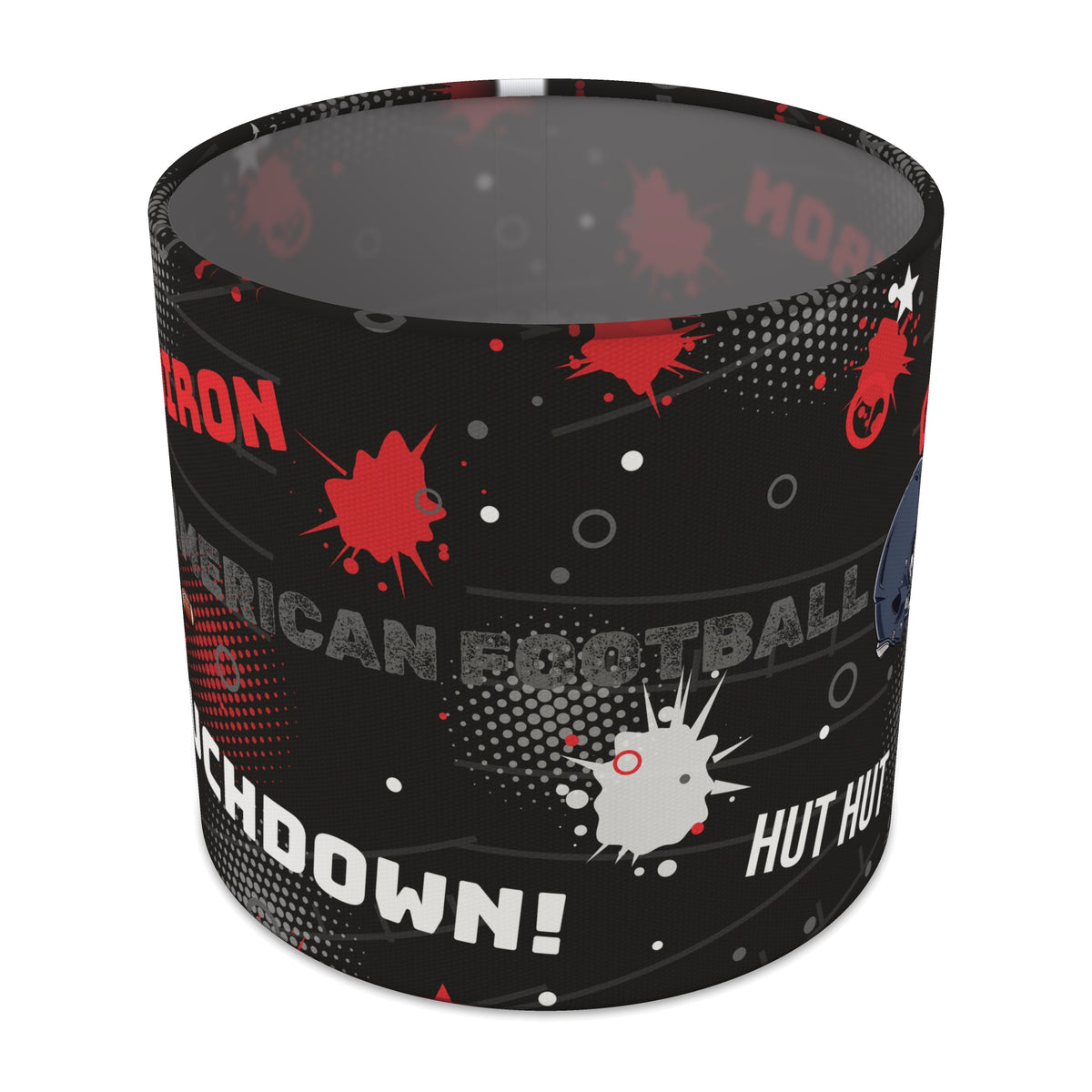 Black Touchdown II lampshade - 20cm x 18.5cm Table