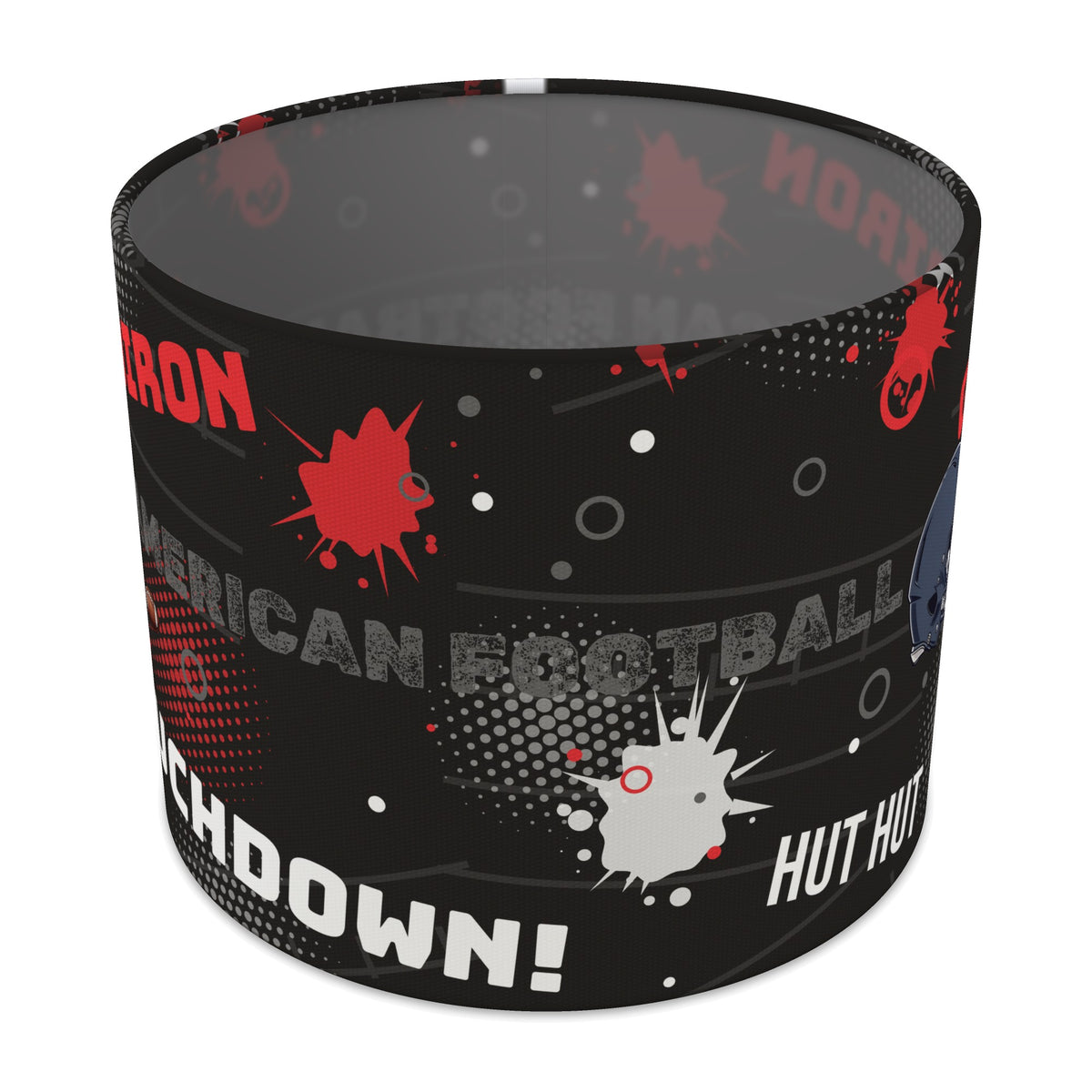 Black Touchdown II lampshade - 25cm x 20cm Table
