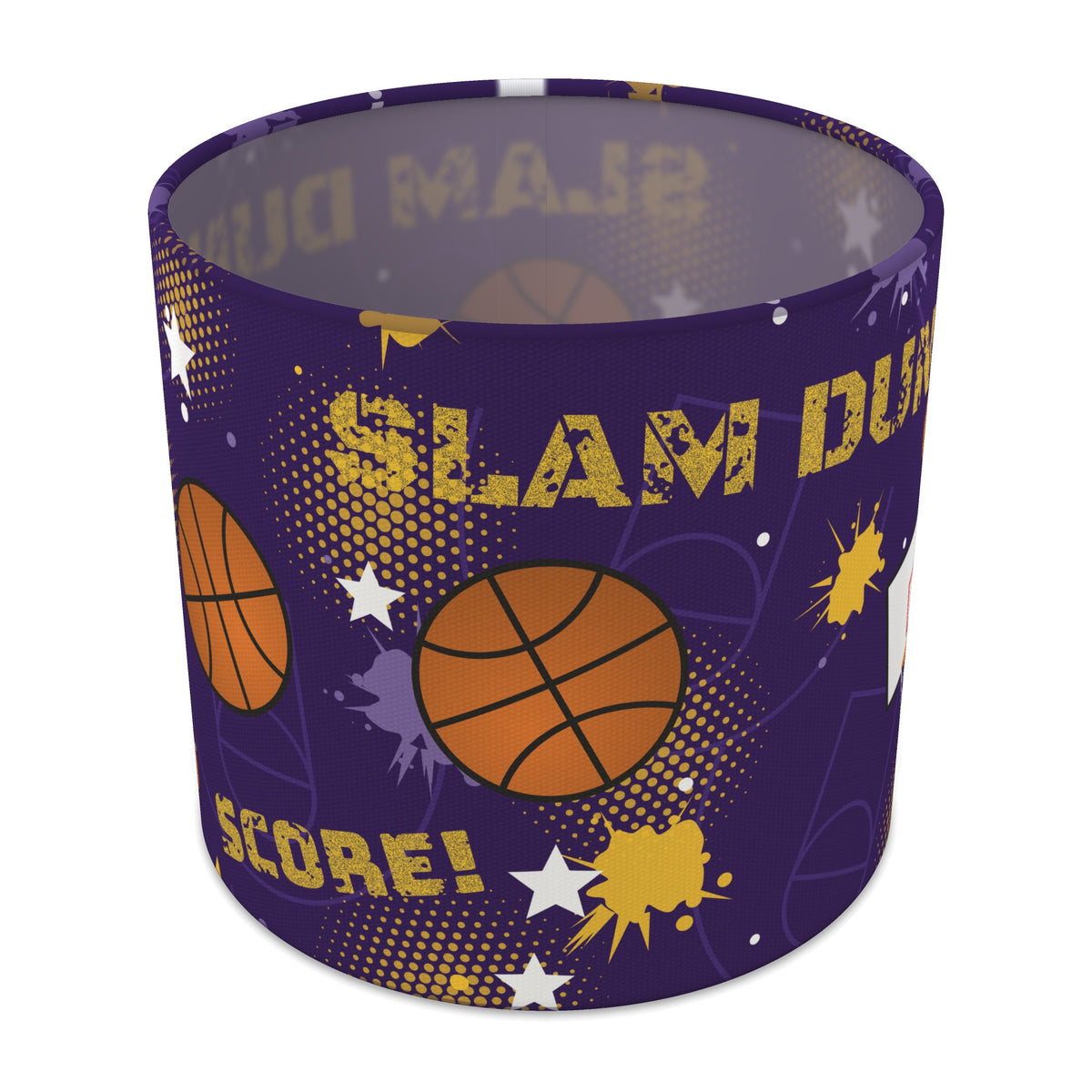 Purple Slam Dunk II lampshade - 20cm x 18.5cm Table