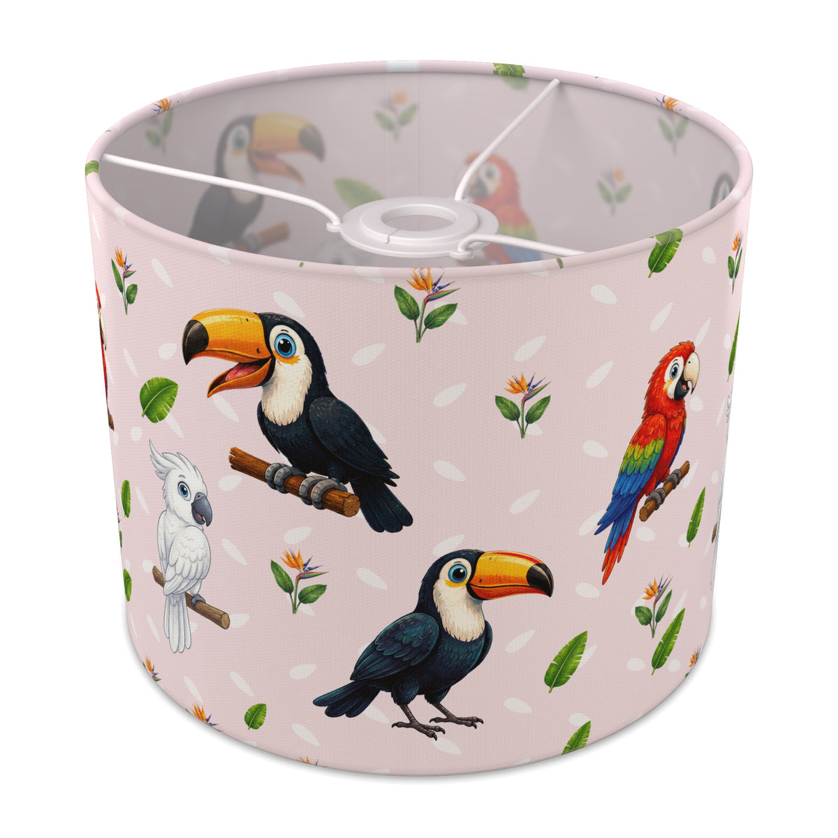 Blush Bird Friends II lampshade - 25cm x 20cm Ceiling