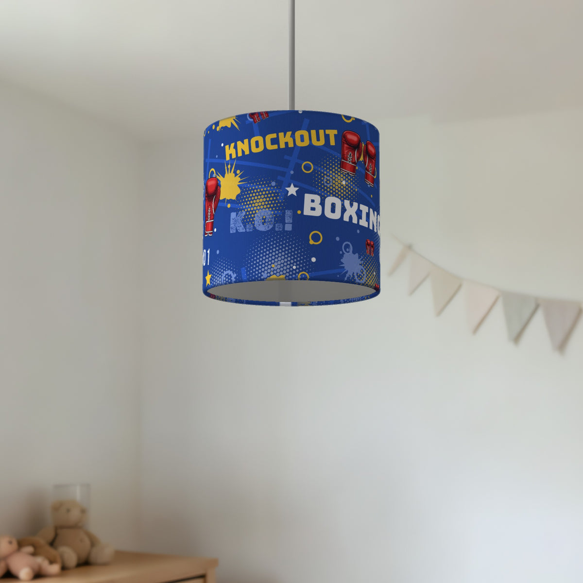 Royal Knockout Boxing II lampshade - 20cm x 18.5cm Ceiling - photo 2