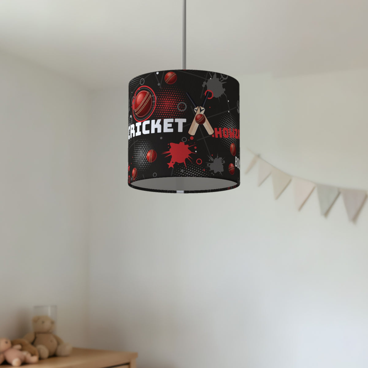 Black Cricket Crazy II lampshade - 20cm x 18.5cm Ceiling - photo 2