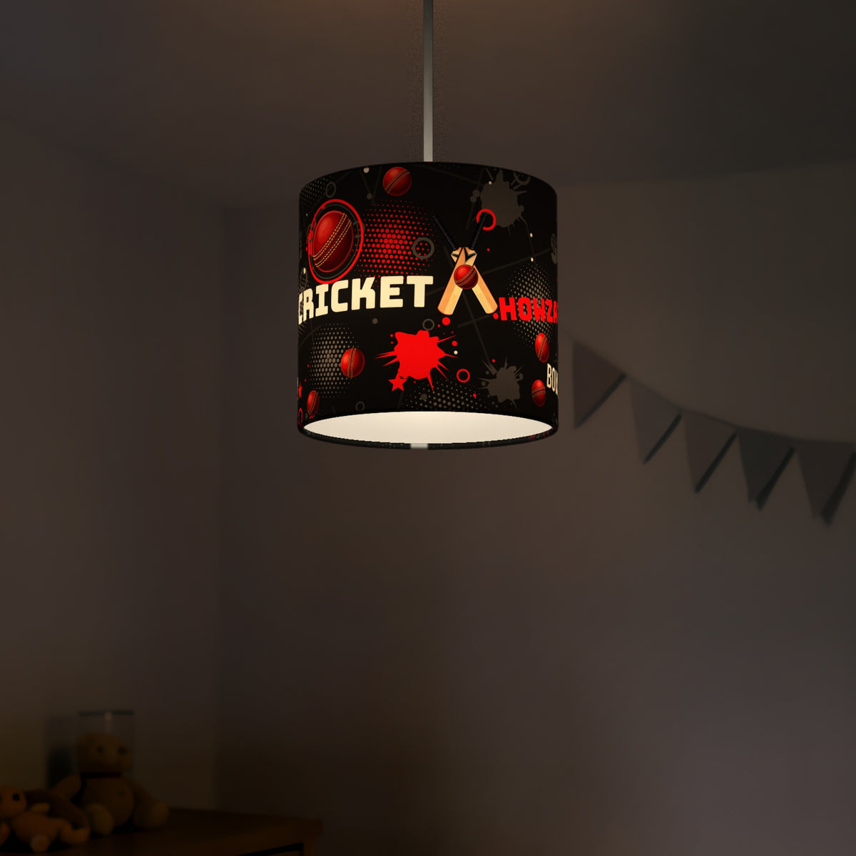 Black Cricket Crazy II lampshade - 20cm x 18.5cm Ceiling - photo 5