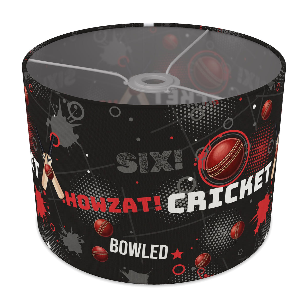 Black Cricket Crazy II lampshade - 30cm x 21cm Ceiling