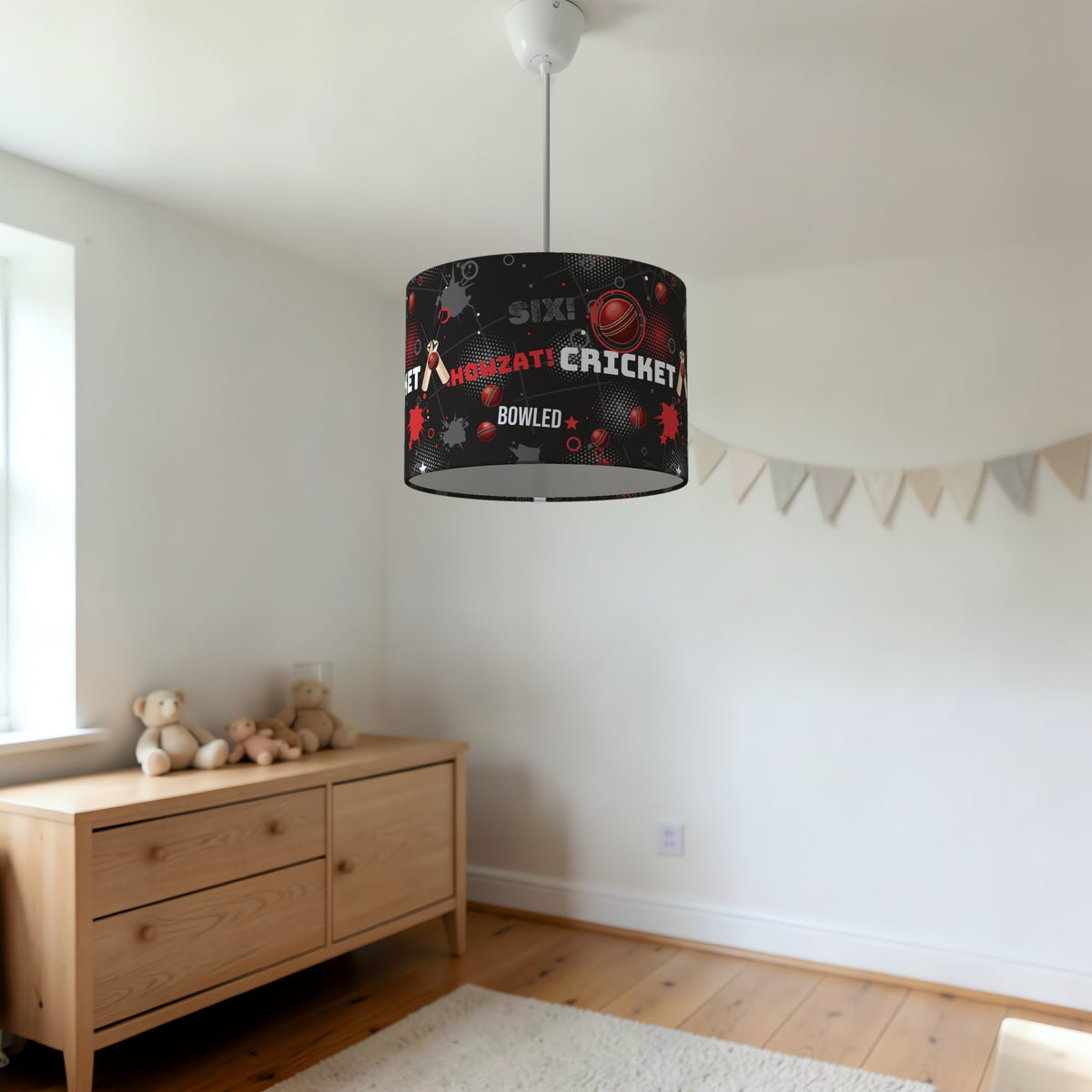 Black Cricket Crazy II lampshade - 20cm x 18.5cm Ceiling - photo 3