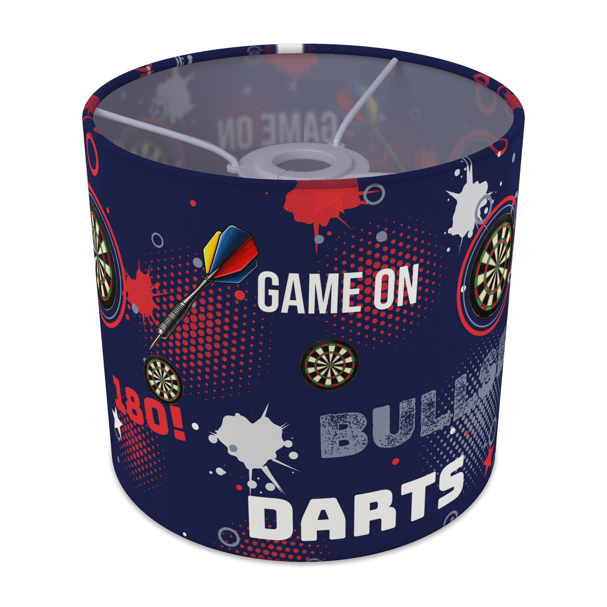 Navy Darts Night II lampshade - 20cm x 18.5cm Ceiling - main photo