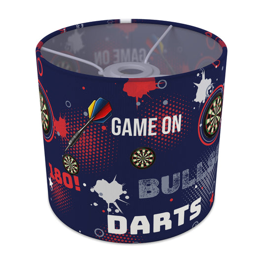 Navy Darts Night II lampshade - 20cm x 18.5cm Ceiling - main photo