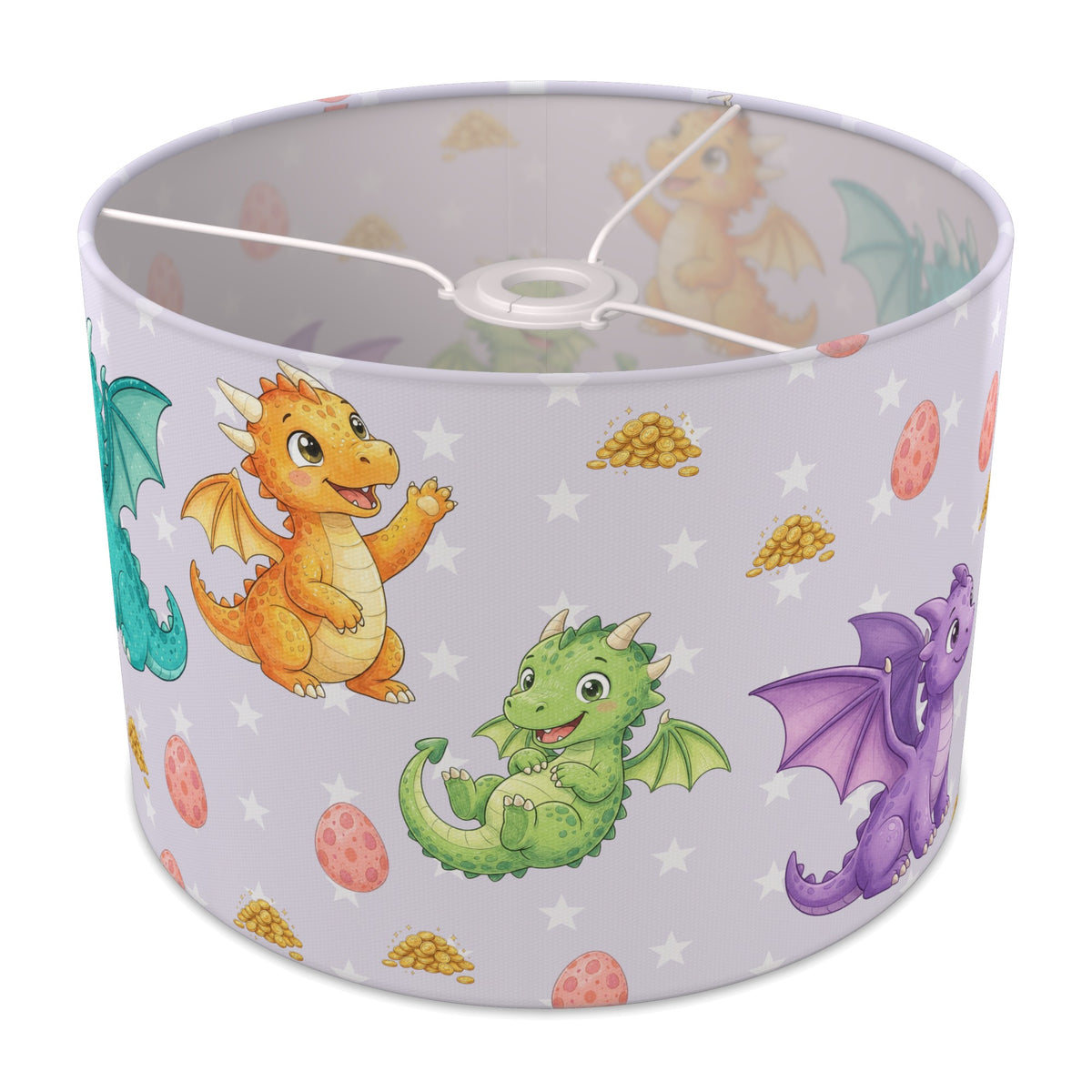 Lilac Dragons II lampshade - 30cm x 21cm Ceiling