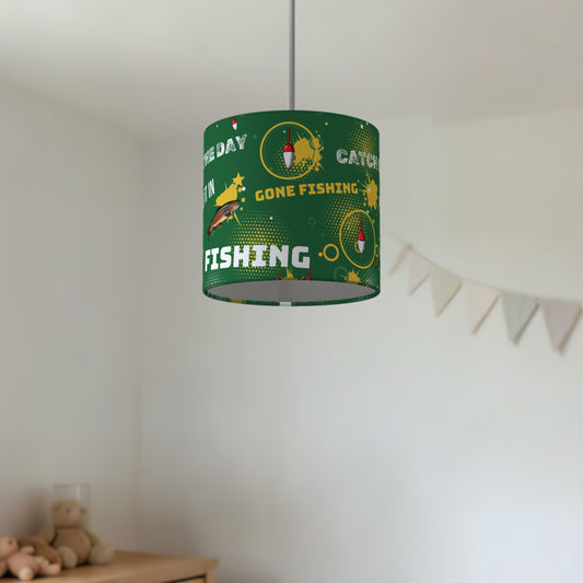 Pitch Reel It In II lampshade - 20cm x 18.5cm Ceiling - photo 2