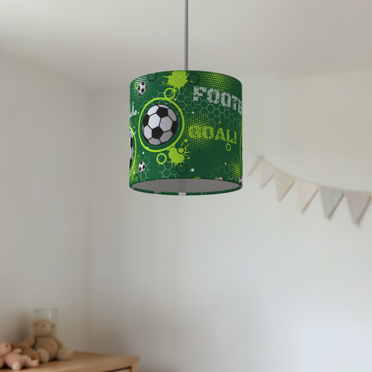 Pitch Football Crazy II lampshade - 20cm x 18.5cm Ceiling - photo 2