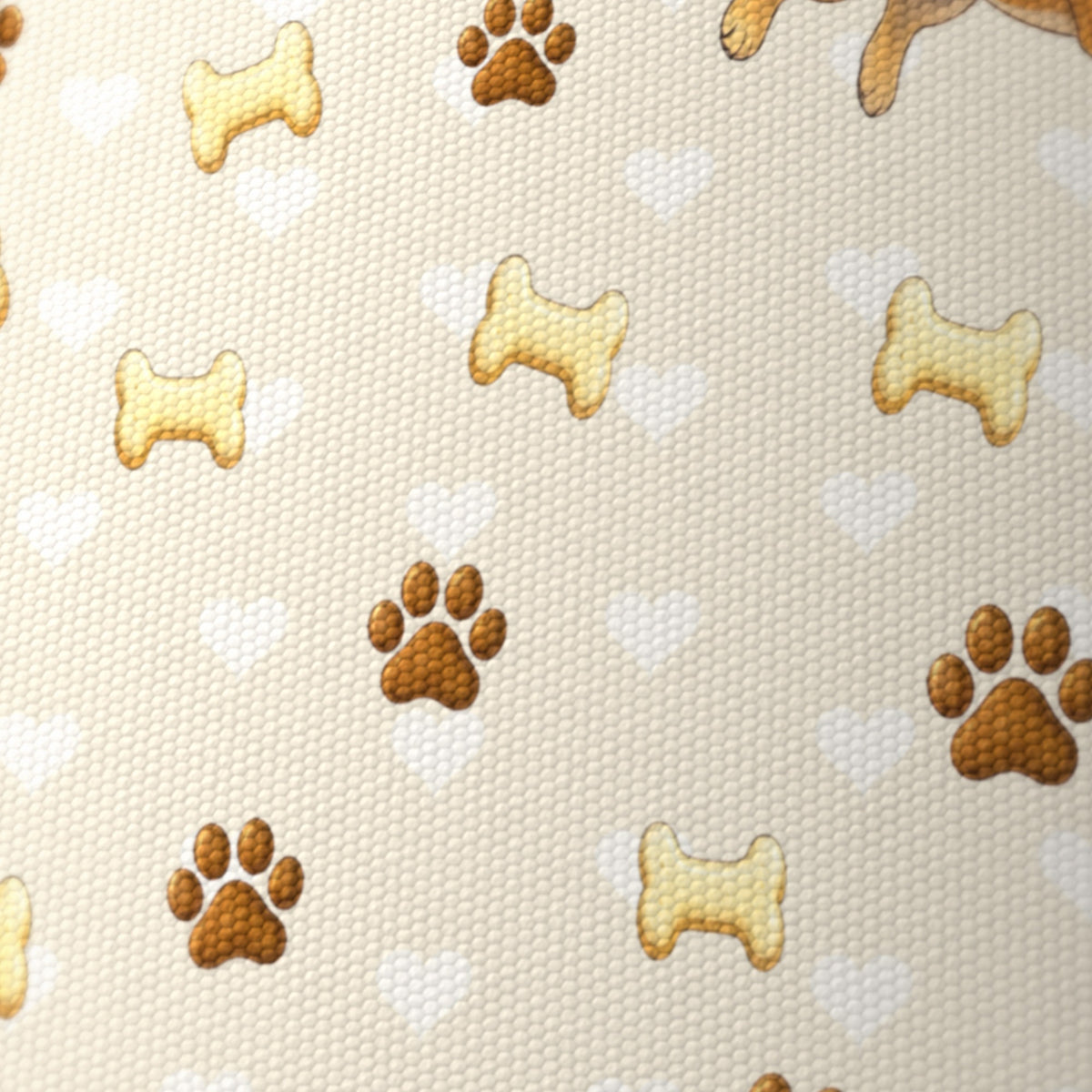 Cream French Bulldog Love II lampshade - 20cm x 18.5cm Ceiling - photo 6