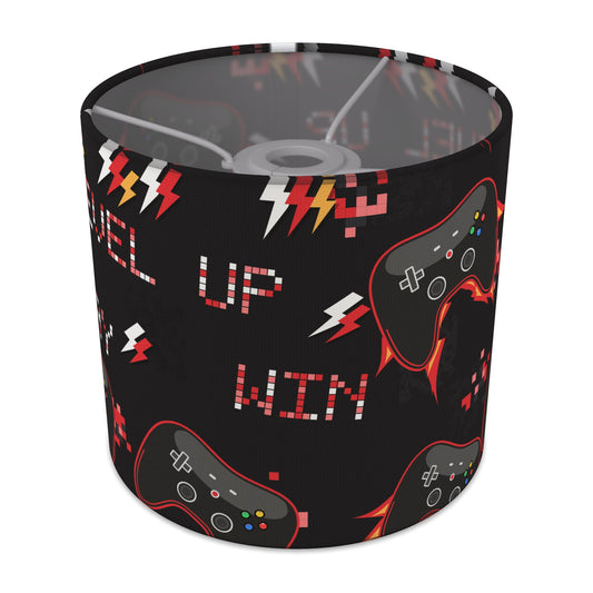 Black Game On II lampshade - 20cm x 18.5cm Ceiling - main photo