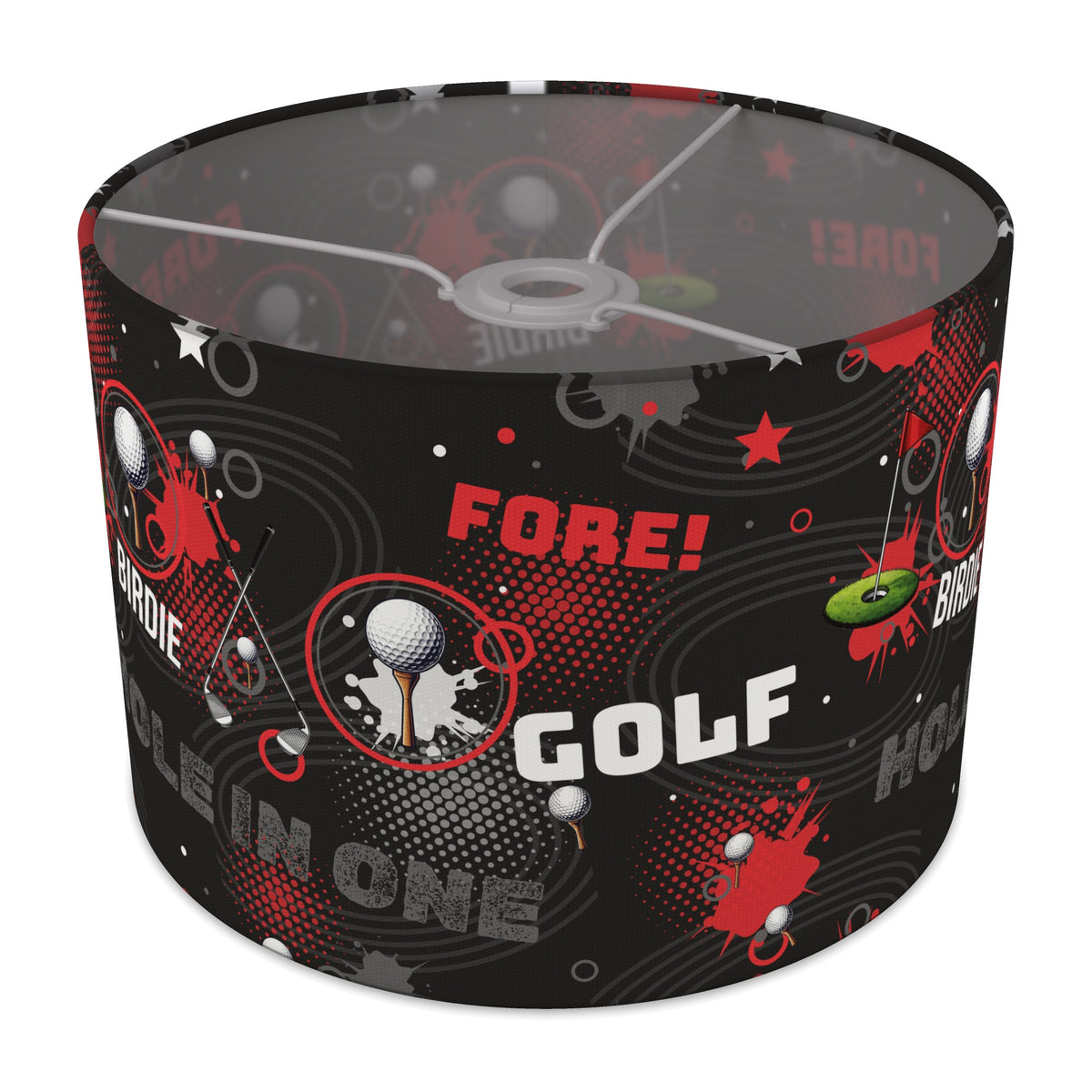 Black Golf Pro II lampshade - 30cm x 21cm Ceiling