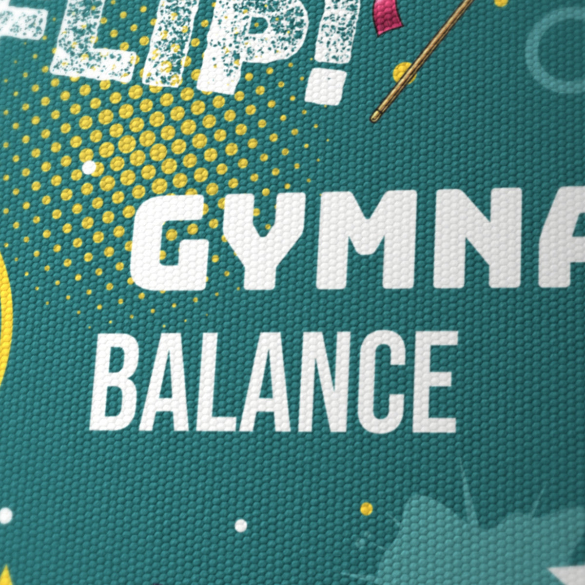 Teal Gymnastics Star II lampshade - 20cm x 18.5cm Ceiling - photo 6