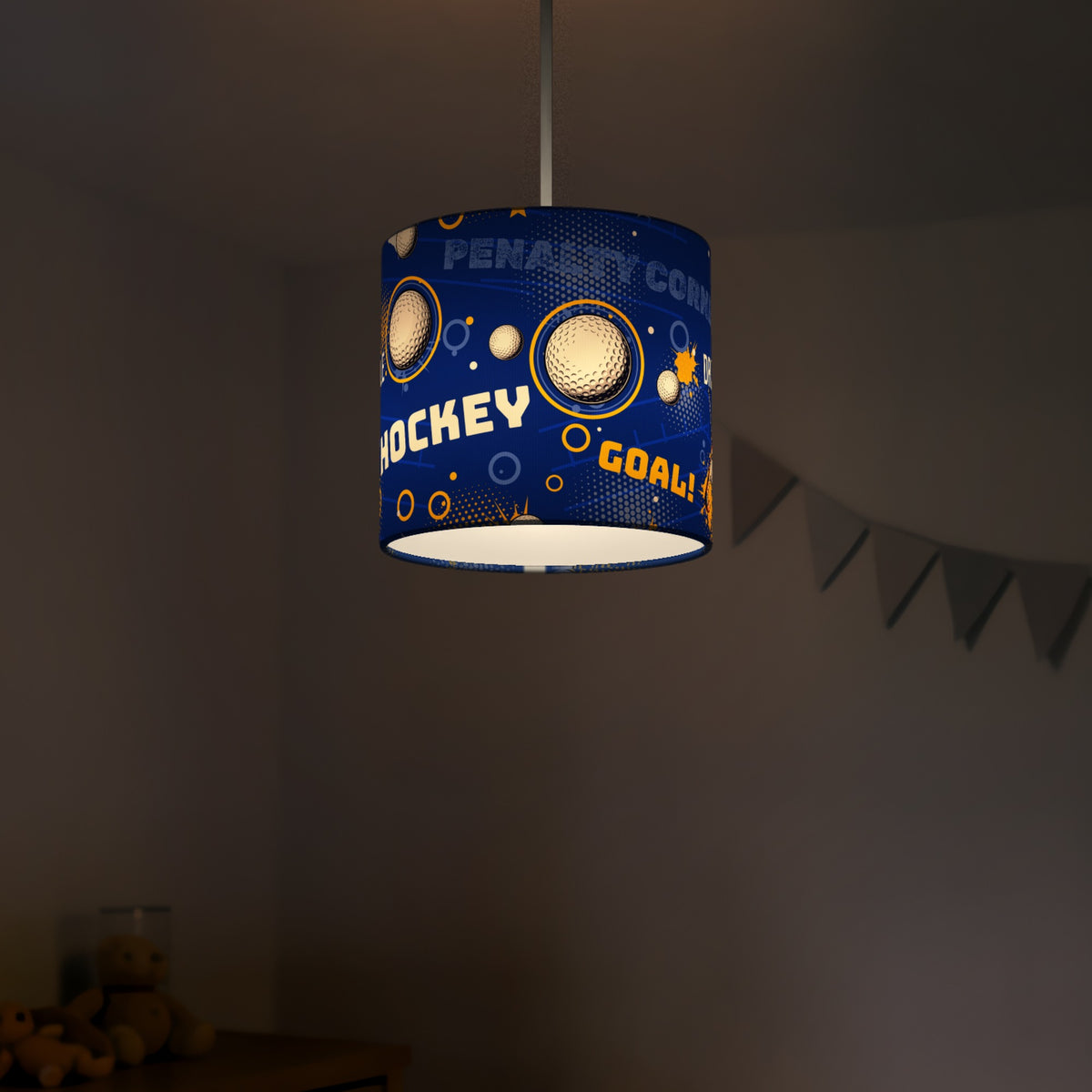 Royal Hockey Hero II lampshade - 20cm x 18.5cm Ceiling - photo 5
