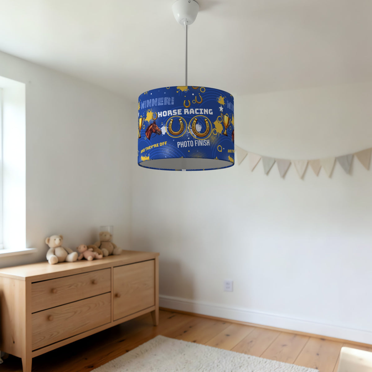 Royal And They're Off II lampshade - 20cm x 18.5cm Ceiling - photo 3