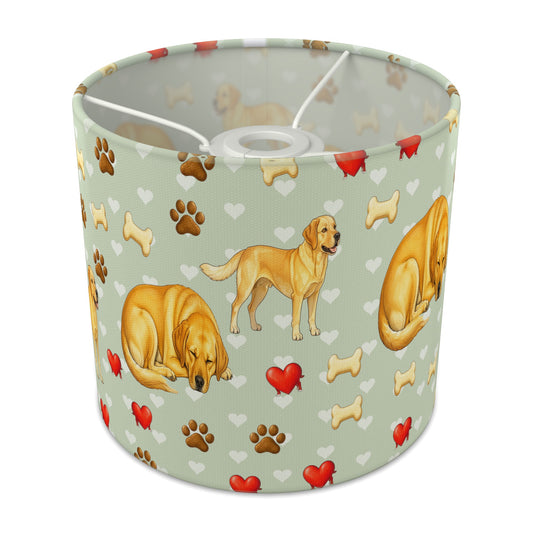 Sage Labrador Love II lampshade - 20cm x 18.5cm Ceiling - main photo