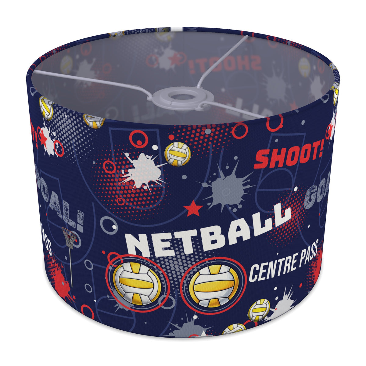 Navy Netball Star II lampshade - 30cm x 21cm Ceiling