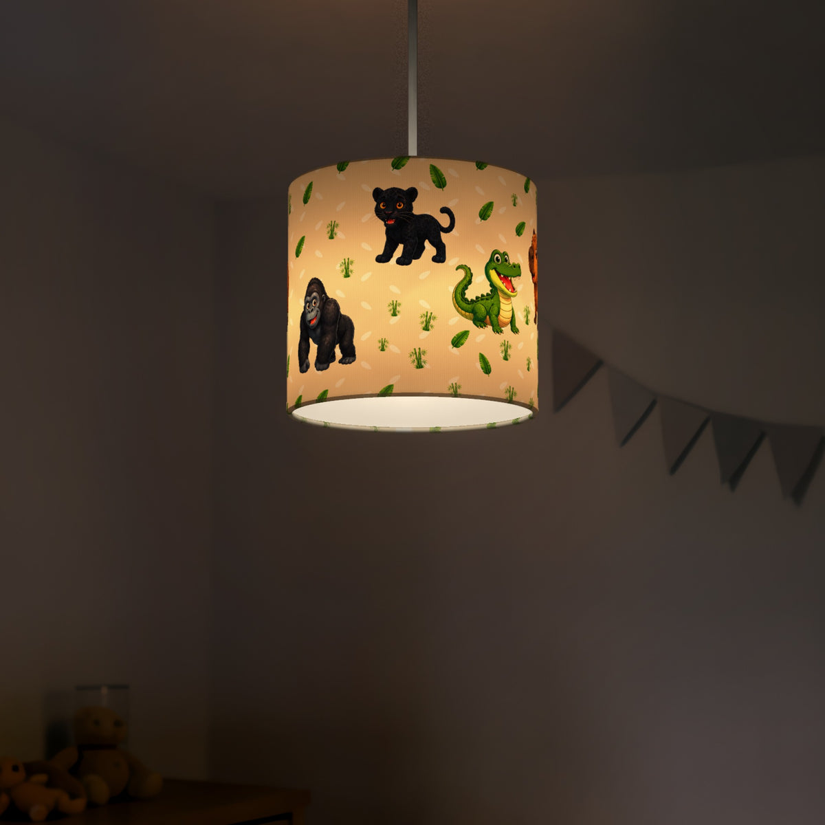 Sand Safari Friends II lampshade - 20cm x 18.5cm Ceiling - photo 5