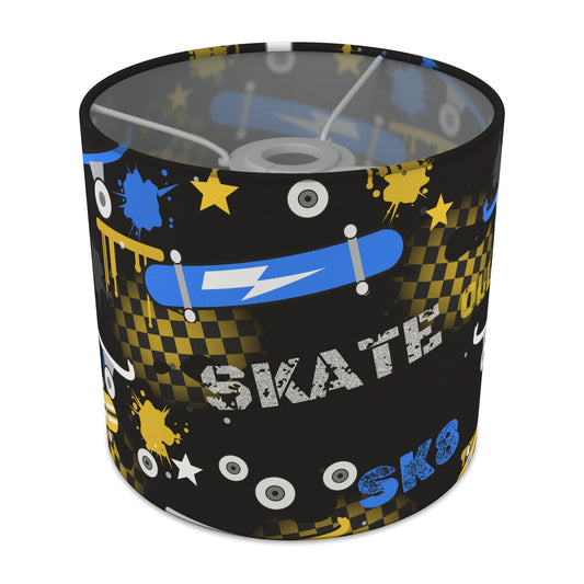 Black Skate Park II lampshade - 20cm x 18.5cm Ceiling - main photo