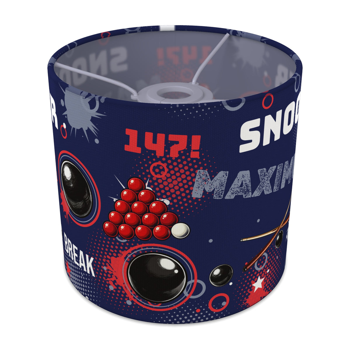 Navy Snooker Break II lampshade - 20cm x 18.5cm Ceiling - main photo